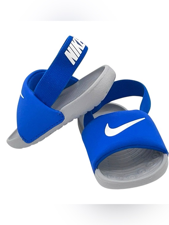 Nike Other - Nike Kawa Slide TD Toddler Sandals Blue Gray Size 3C